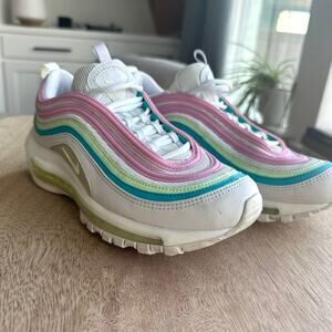Nike Air Max 97 - Pink/Green - Size 7